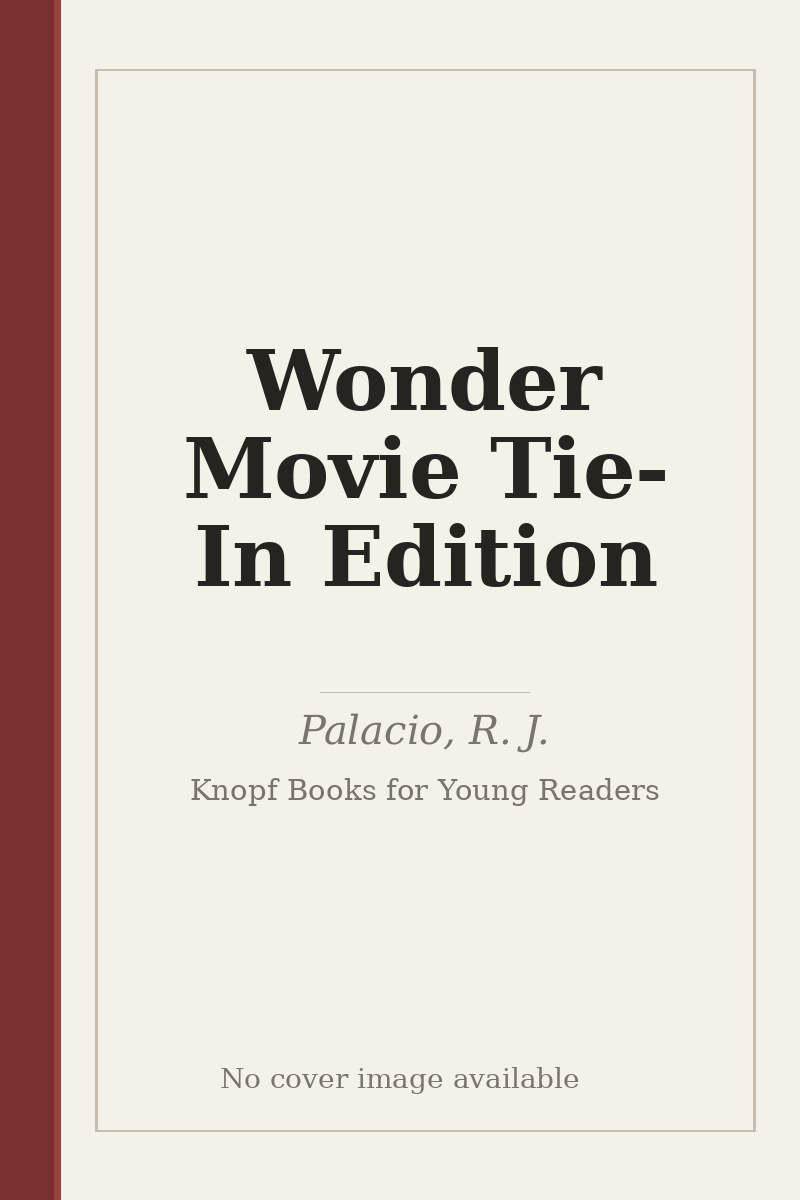 Wonder Movie Tie-In Edition - no cover image available