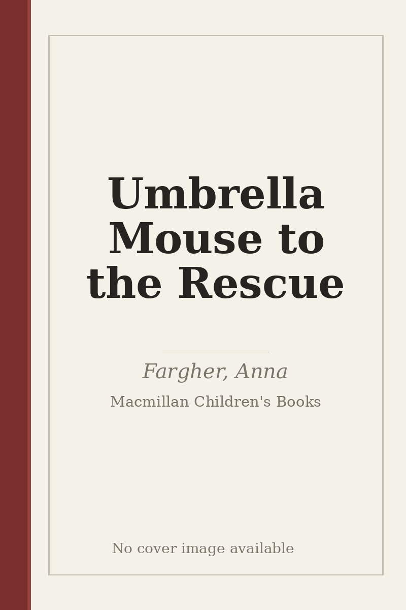Umbrella Mouse to the Rescue - no cover image available