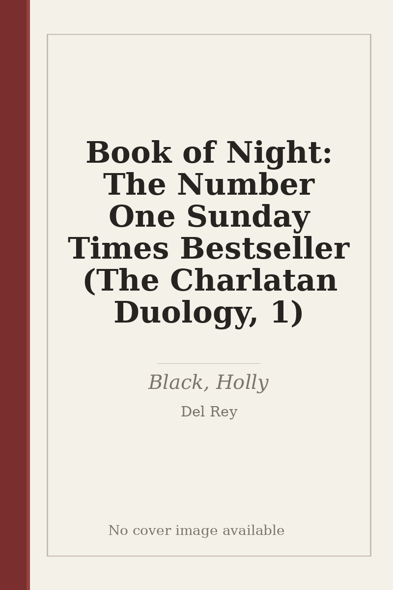 Book of Night: The Number One Sunday Times Bestseller (The Charlatan Duology, 1) - no cover image available