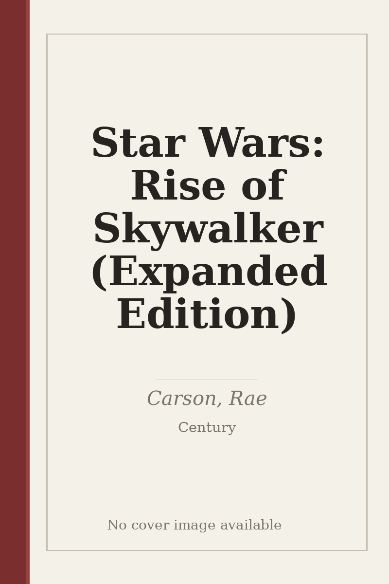 Star Wars: Rise of Skywalker (Expanded Edition) - no cover image available