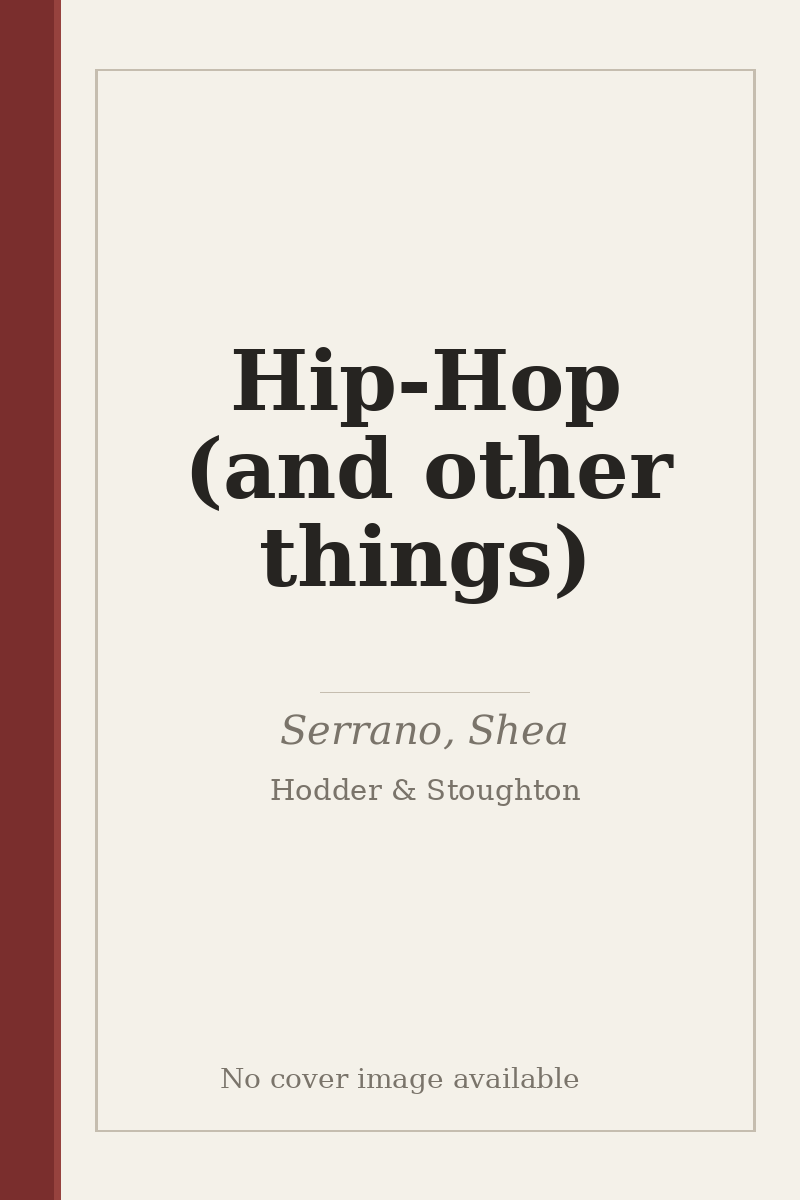 Hip-Hop (and other things) - no cover image available