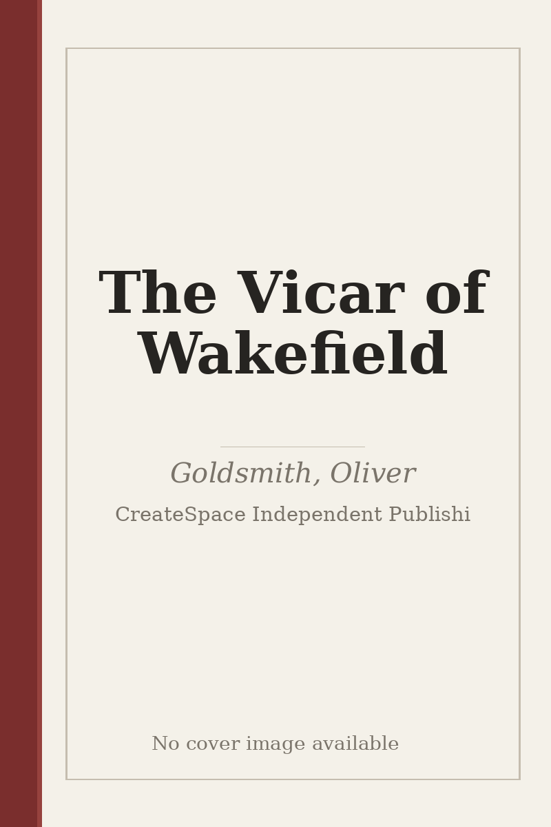 The Vicar of Wakefield - no cover image available