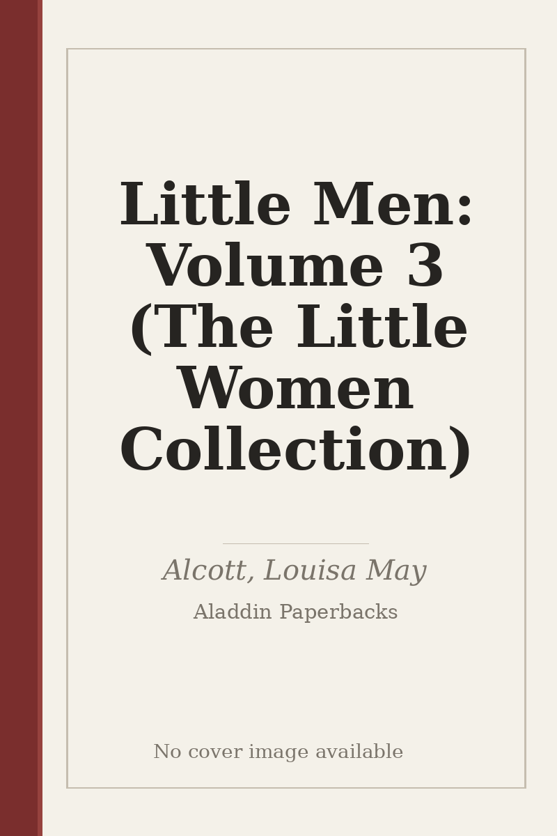 Little Men: Volume 3 (The Little Women Collection) - no cover image available