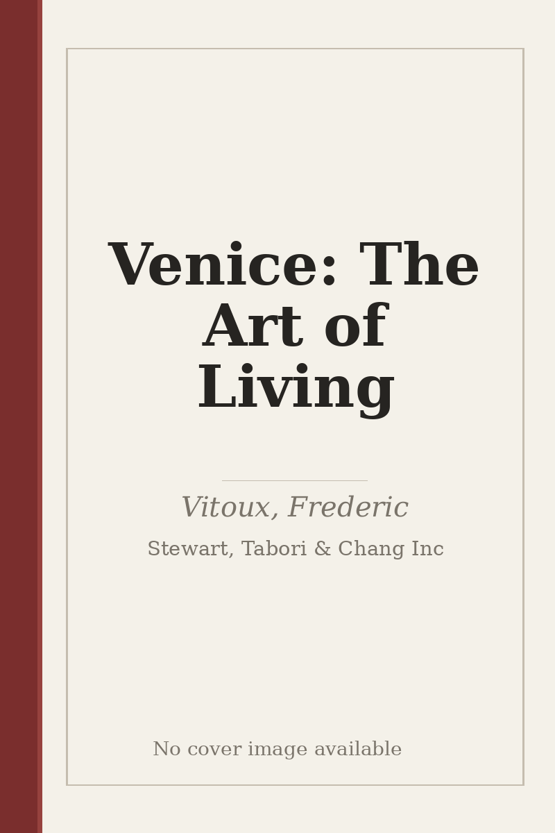 Venice: The Art of Living - no cover image available