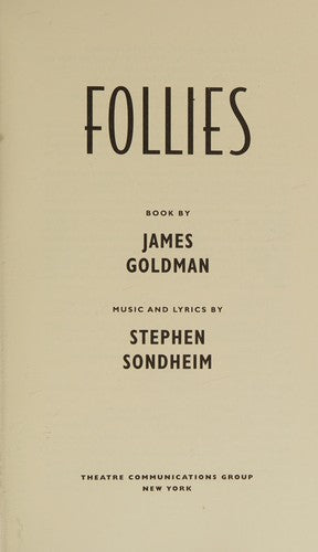 Follies (Playwrights Canada Press)