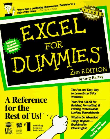 Excel For Dummies, 2nd Edition: 2nd Edition (For Dummies Computer Book Series)