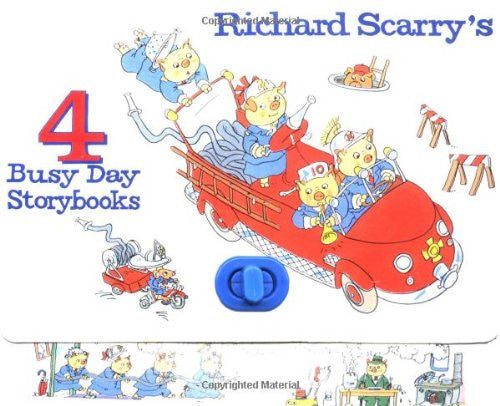 Scarry's Busy Day (Busytown Series, Vols 1-4)