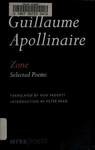 Zone (Nyrb Poets): Selected Poems