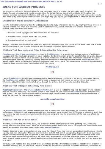 Webbots, Spiders, and Screen Scrapers
