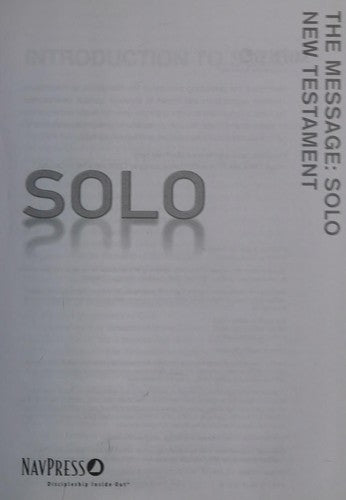 Message Solo New Testament, The