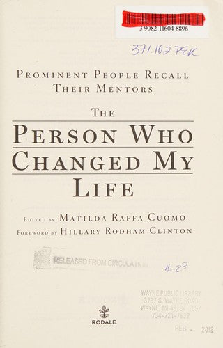 Person Who Changed My Life, The