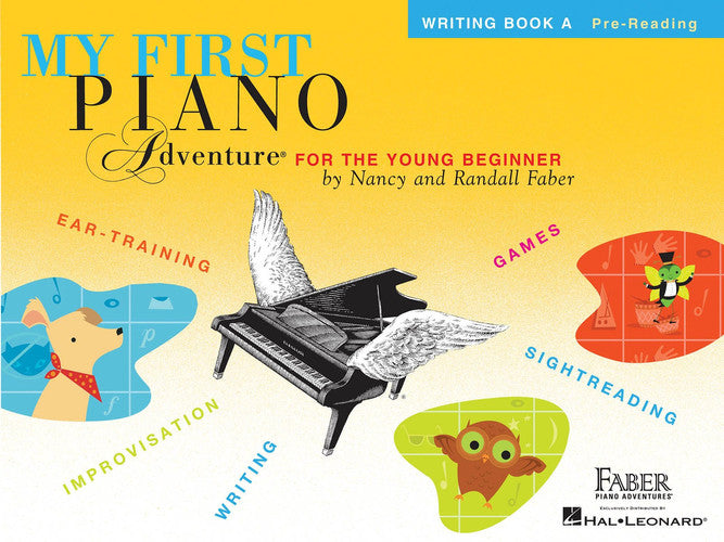 My First Piano Adventure for the Young Beginner: Writing Book A | Piano Theory Workbook for Pre-Reading Level Students | Early Music Education for Kids | Creative Piano Sheet Music Activities