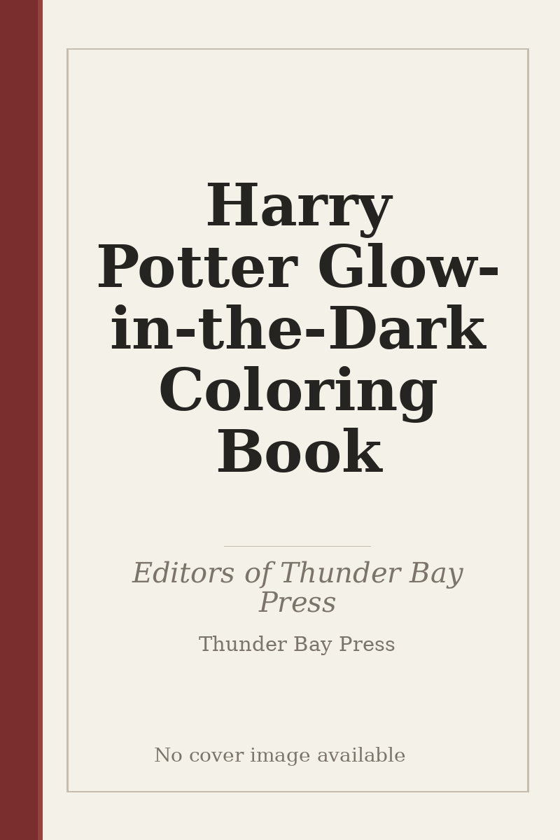 Harry Potter Glow-in-the-Dark Coloring Book - no cover image available