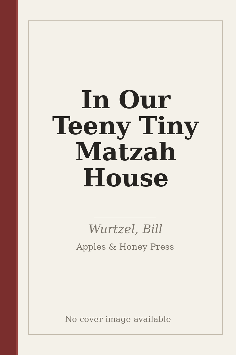 In Our Teeny Tiny Matzah House - no cover image available