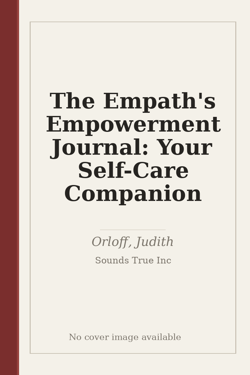The Empath's Empowerment Journal: Your Self-Care Companion - no cover image available