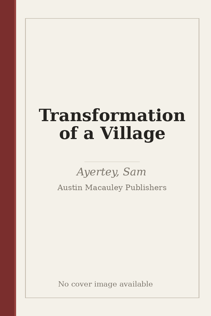 Transformation of a Village - no cover image available