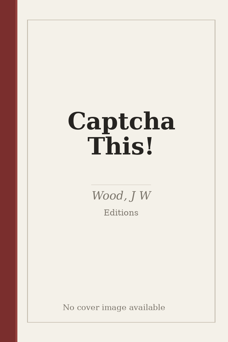 Captcha This! - no cover image available