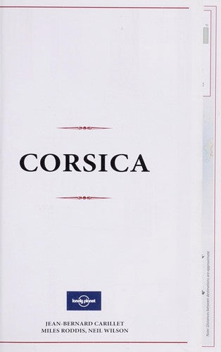 Lonely Planet Corsica (Travel Guide)