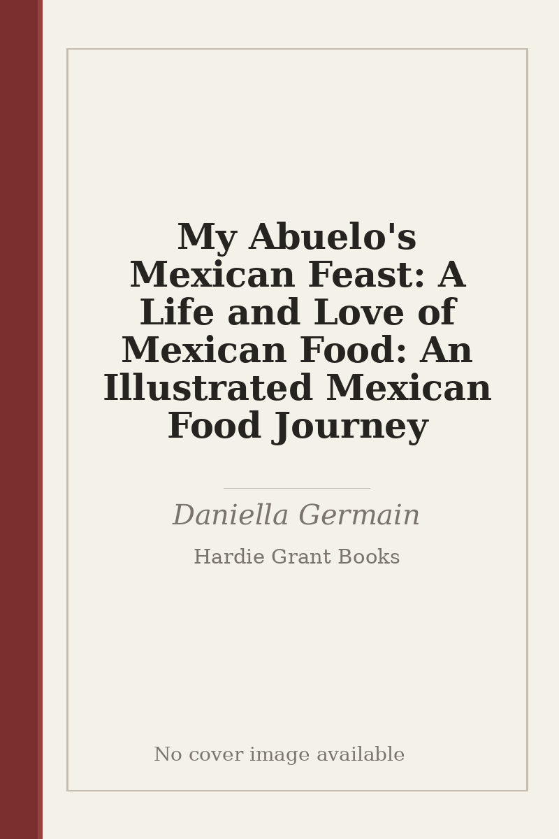 My Abuelo's Mexican Feast: A Life and Love of Mexican Food: An Illustrated Mexican Food Journey - no cover image available