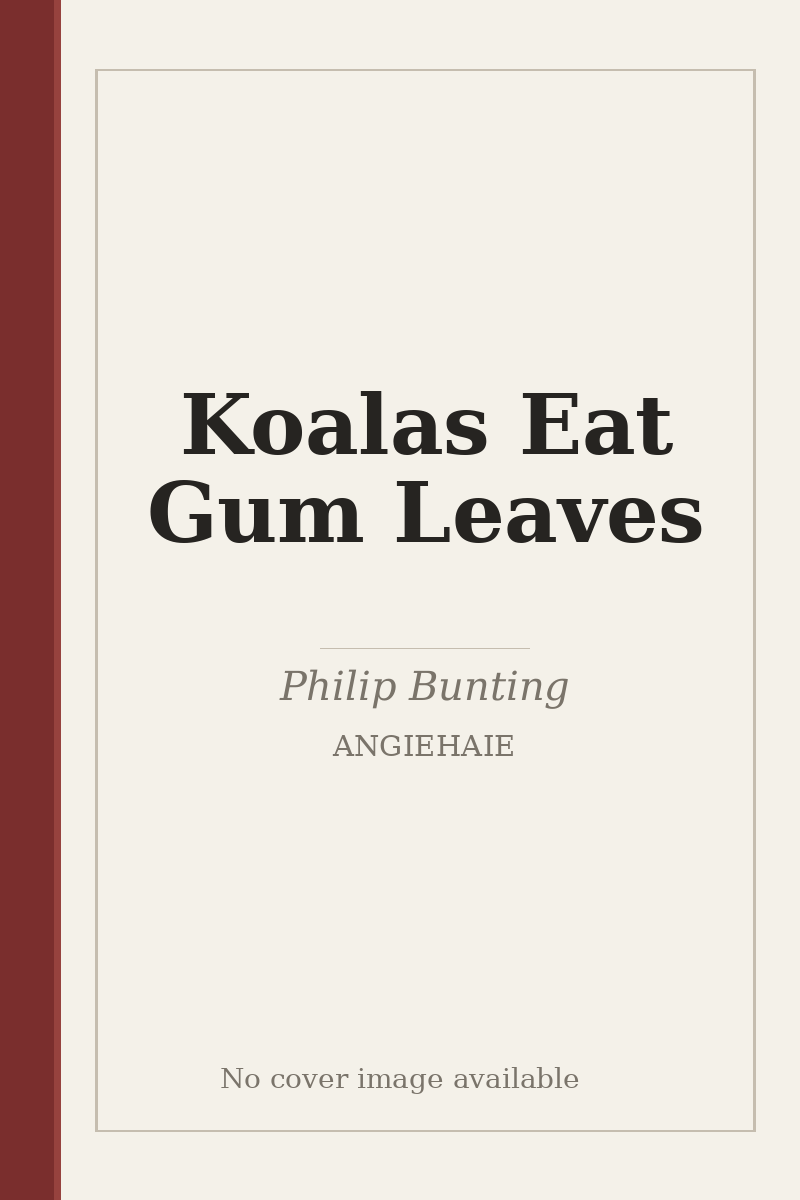 Koalas Eat Gum Leaves - no cover image available
