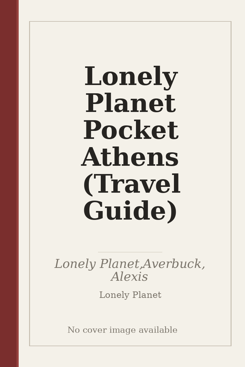 Lonely Planet Pocket Athens (Travel Guide) - no cover image available