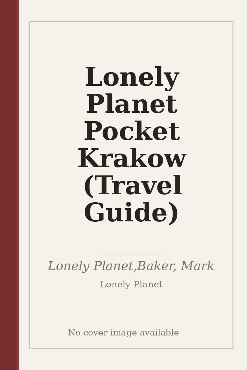 Lonely Planet Pocket Krakow (Travel Guide) - no cover image available