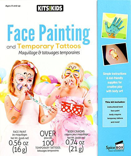 SpiceBox Kits For Kids, Face Painting and Temporary Tattoos