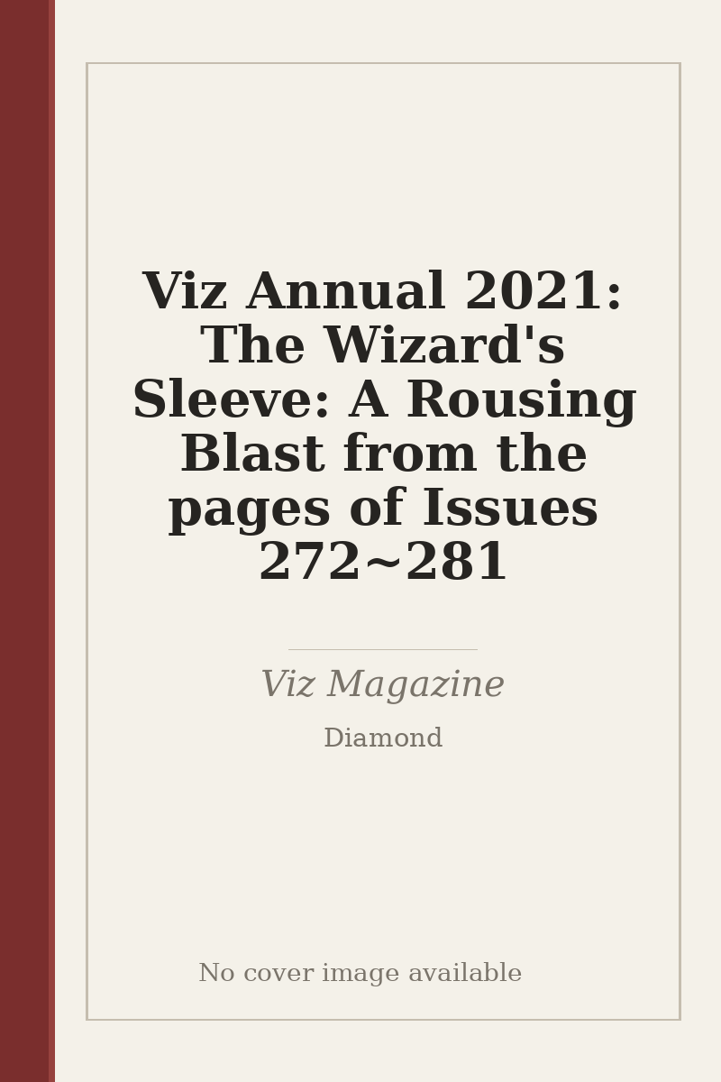 Viz Annual 2021: The Wizard's Sleeve: A Rousing Blast from the pages of Issues 272~281 - no cover image available