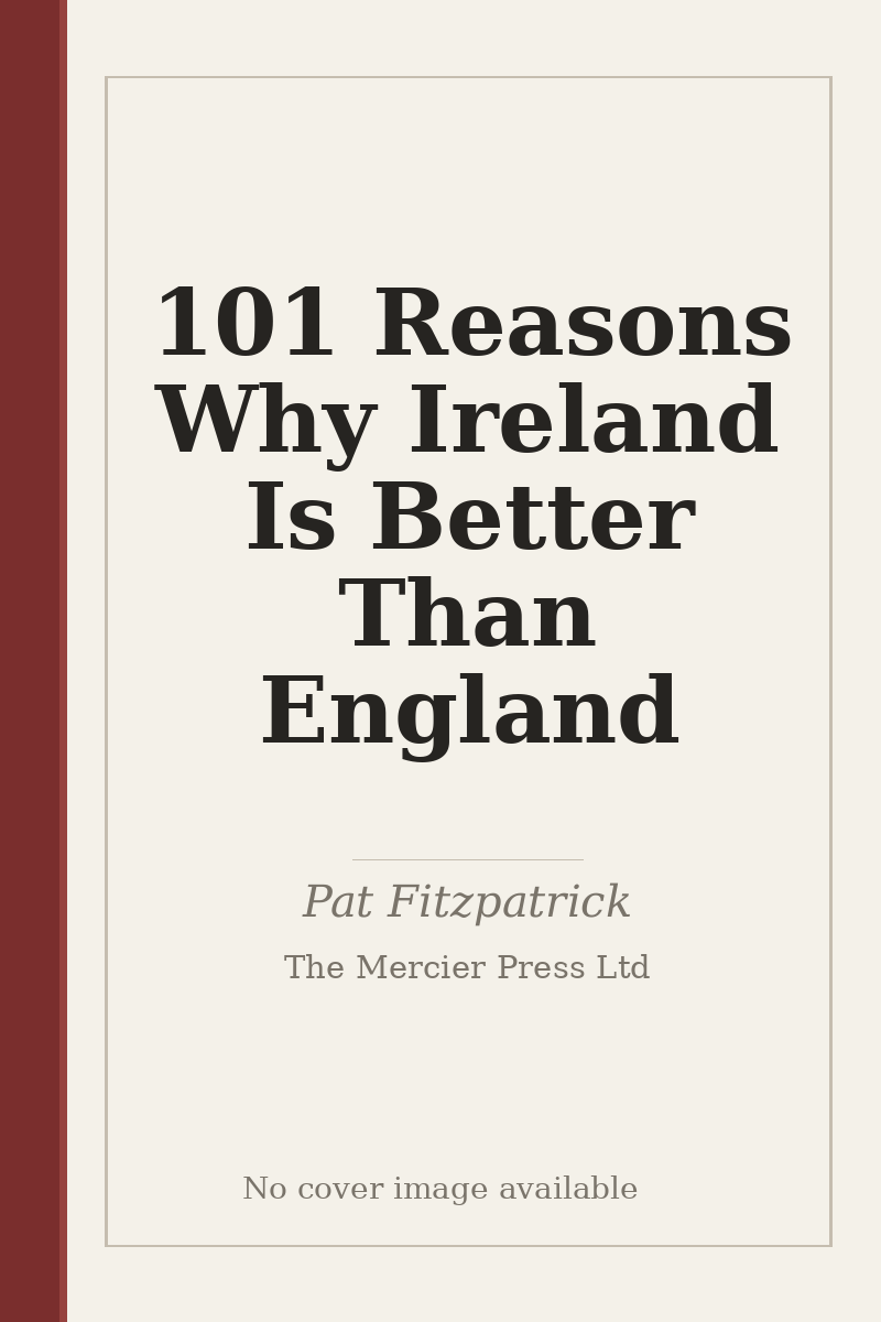 101 Reasons Why Ireland Is Better Than England - no cover image available