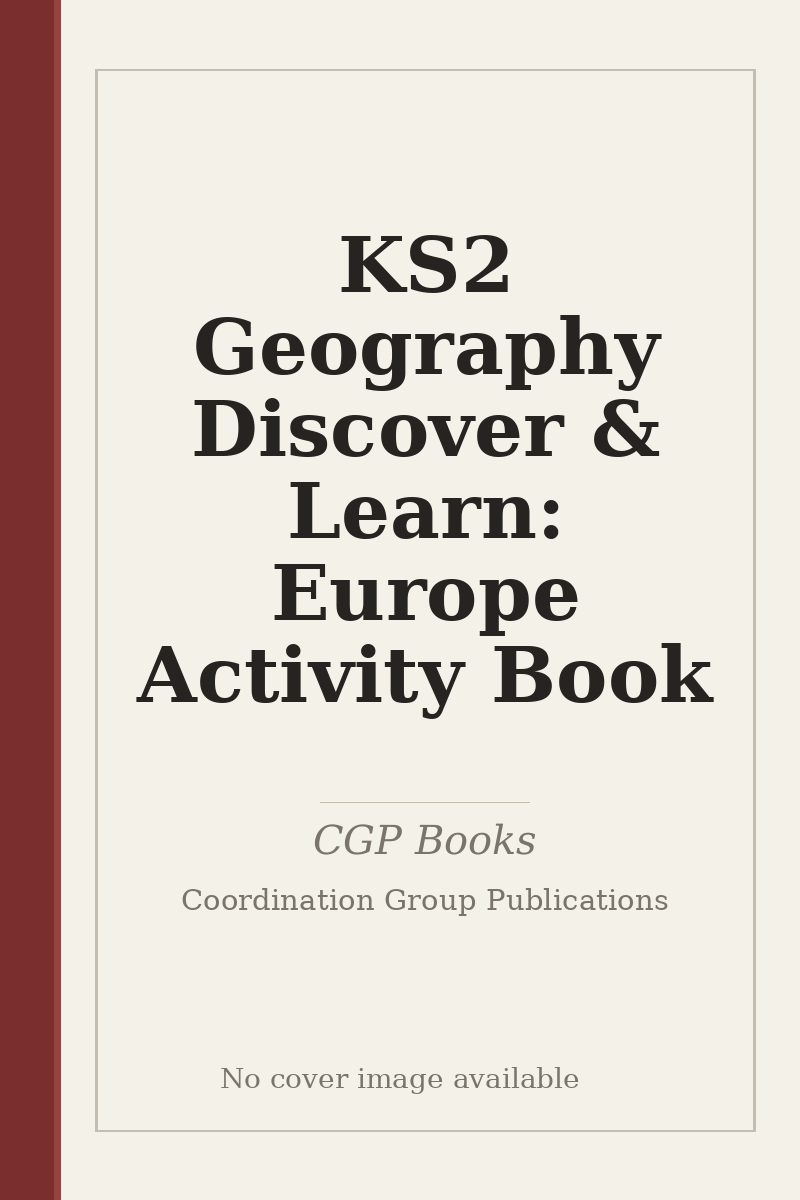 KS2 Geography Discover & Learn: Europe Activity Book - no cover image available