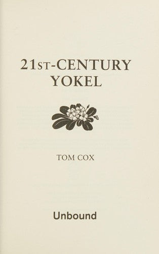 21st-Century Yokel: Tom Cox