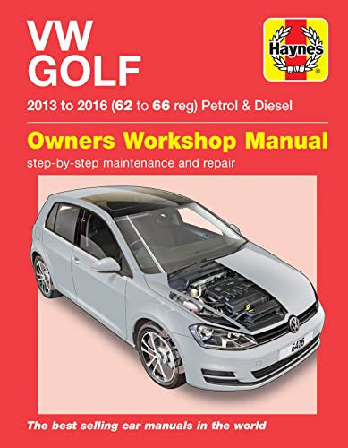 Haynes VW Golf Petrol & Diesel (13-16) 62 to 66 Repair Manual (Paperback)