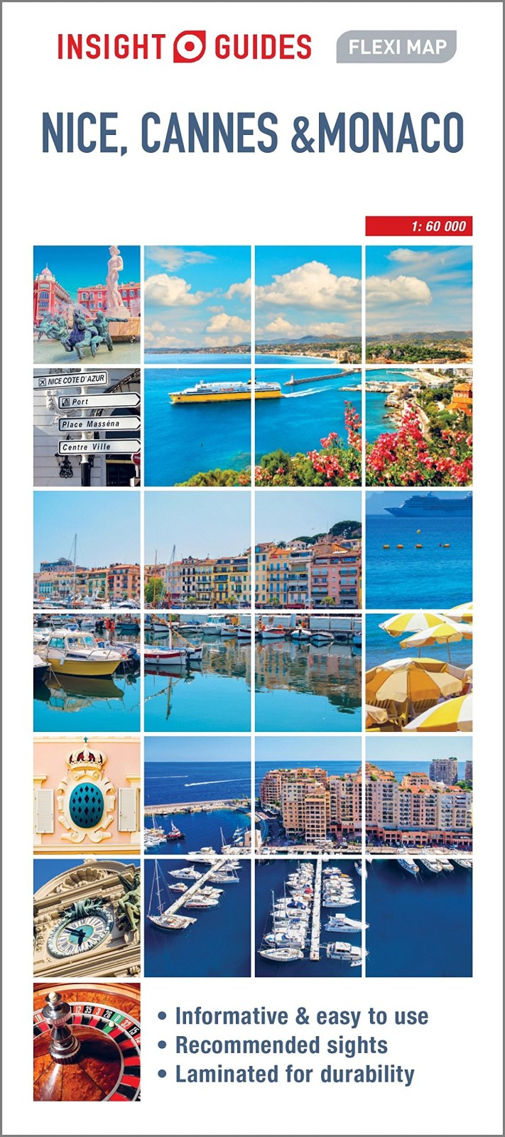 Insight Flexi Map Nice, Cannes and Monaco Map (Insight Guides Flexi Maps)