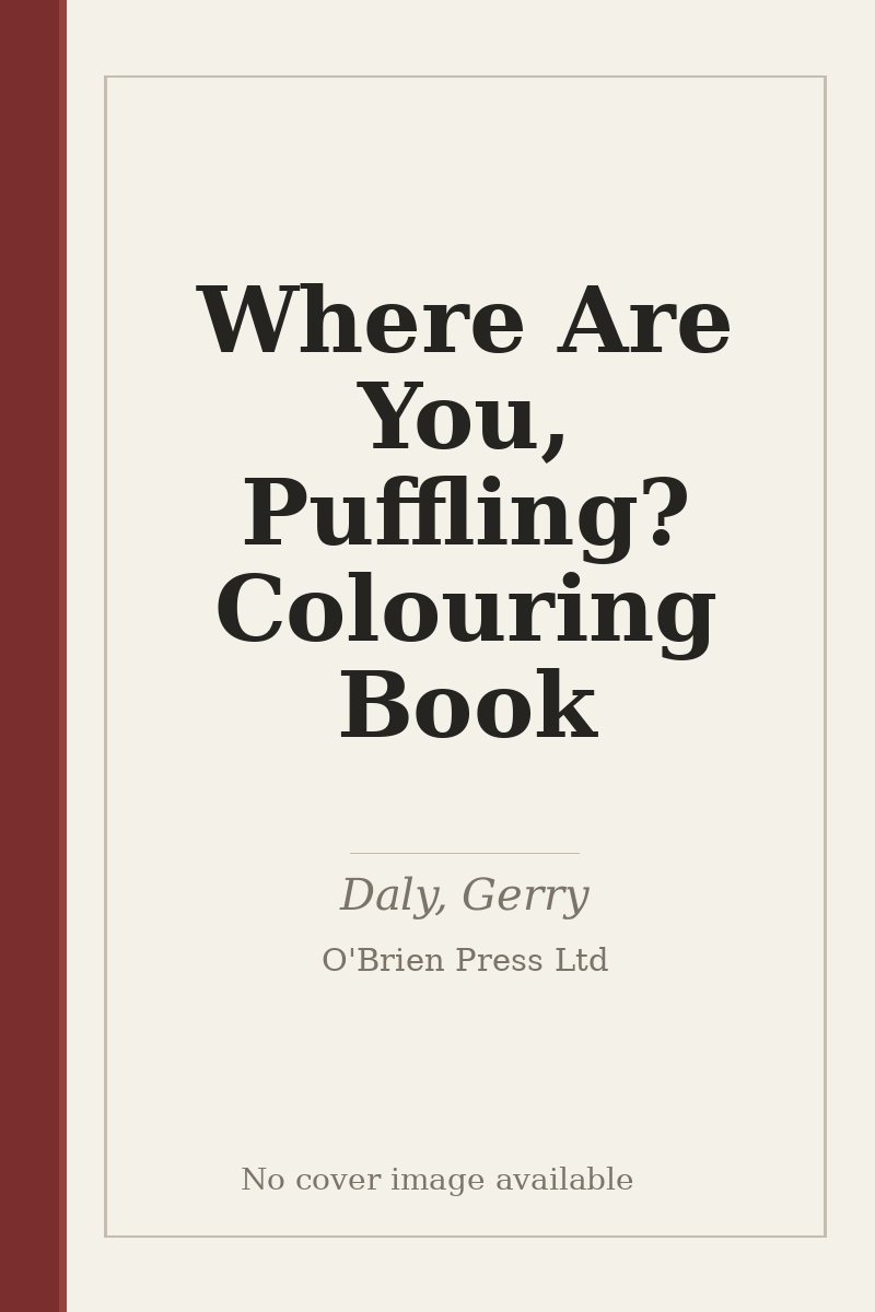 Where Are You, Puffling? Colouring Book - no cover image available