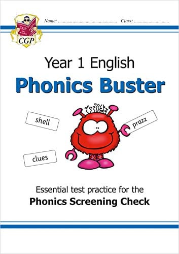 KS1 English Phonics Buster - for the Phonics Screening Check in Year 1 (CGP Year 1 Phonics)