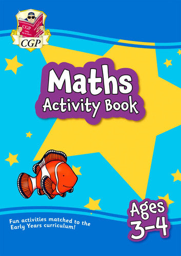 Maths Activity Book for Ages 3-4 (Preschool) (CGP Preschool Activity Books and Cards)