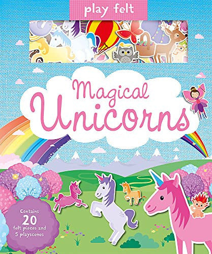 Play Felt Magical Unicorns - Activity Book (Soft Felt Play Books) (Play Felt & Learn)