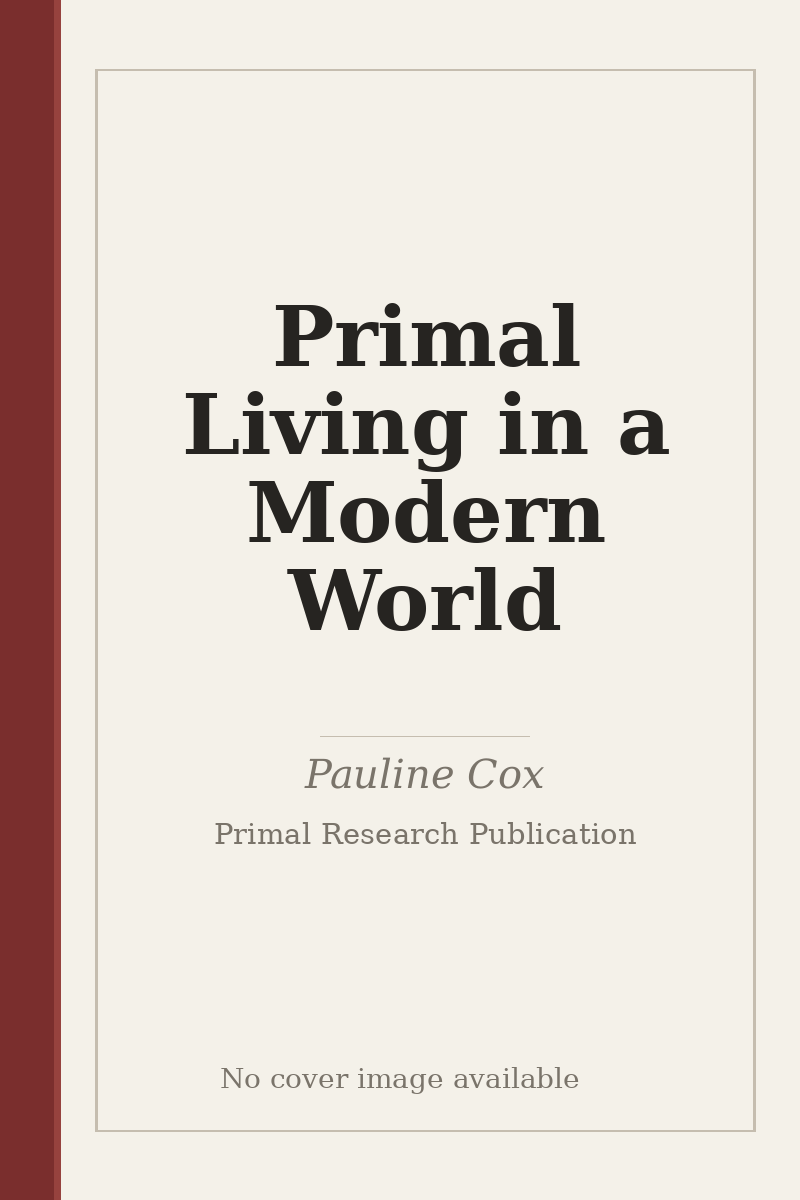 Primal Living in a Modern World - no cover image available