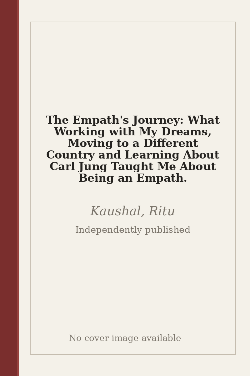 The Empath's Journey: What Working with My Dreams, Moving to a Different Country and Learning About Carl Jung Taught Me About Being an Empath. - no cover image available