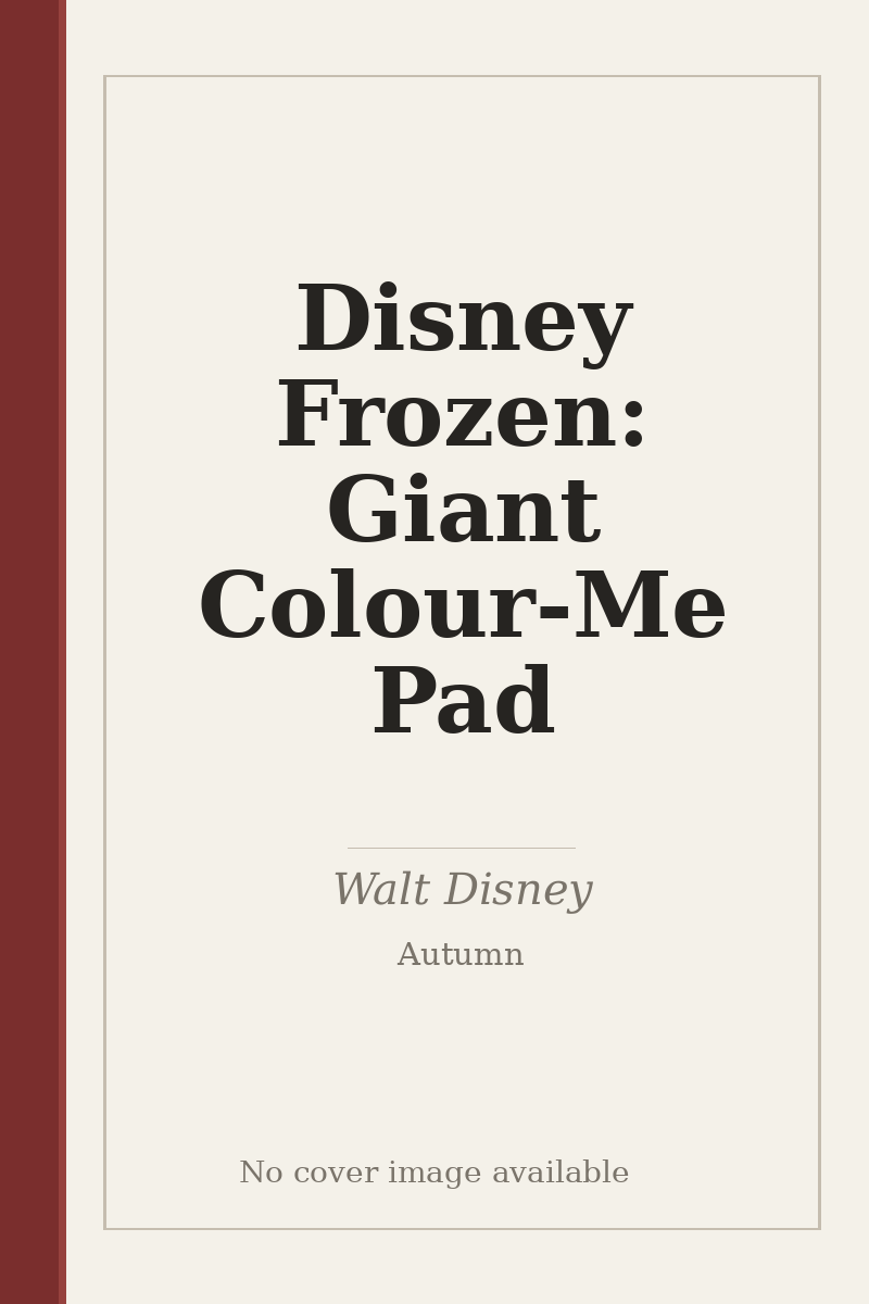 Disney Frozen: Giant Colour-Me Pad - no cover image available