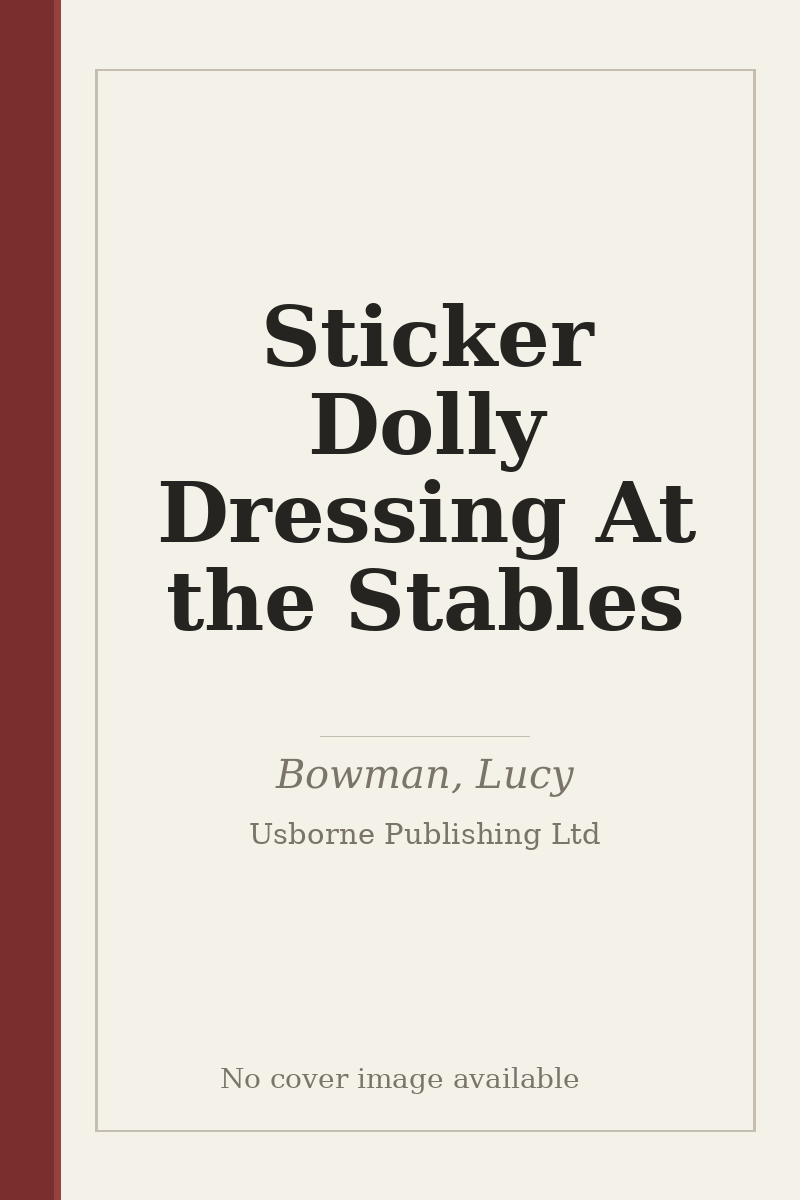 Sticker Dolly Dressing At the Stables - no cover image available