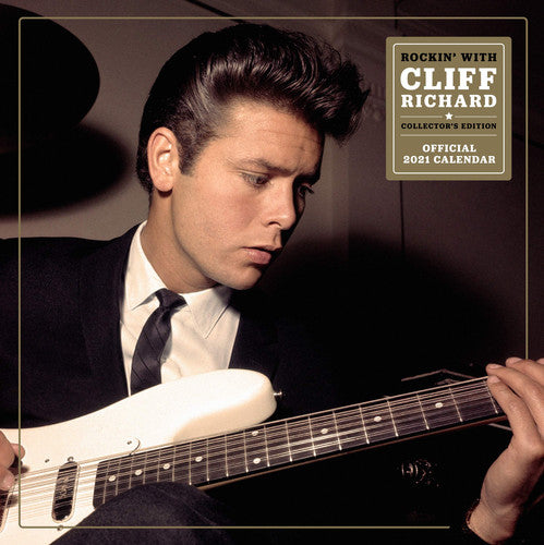 Official Cliff Richard 2021 Calendar - Collector's Edition Record Sleeve Wall Format Calendar