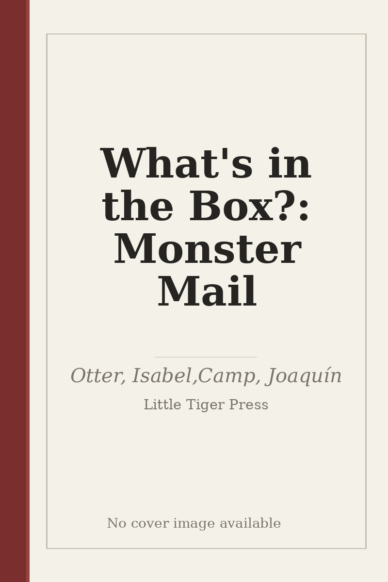 What's in the Box?: Monster Mail - no cover image available