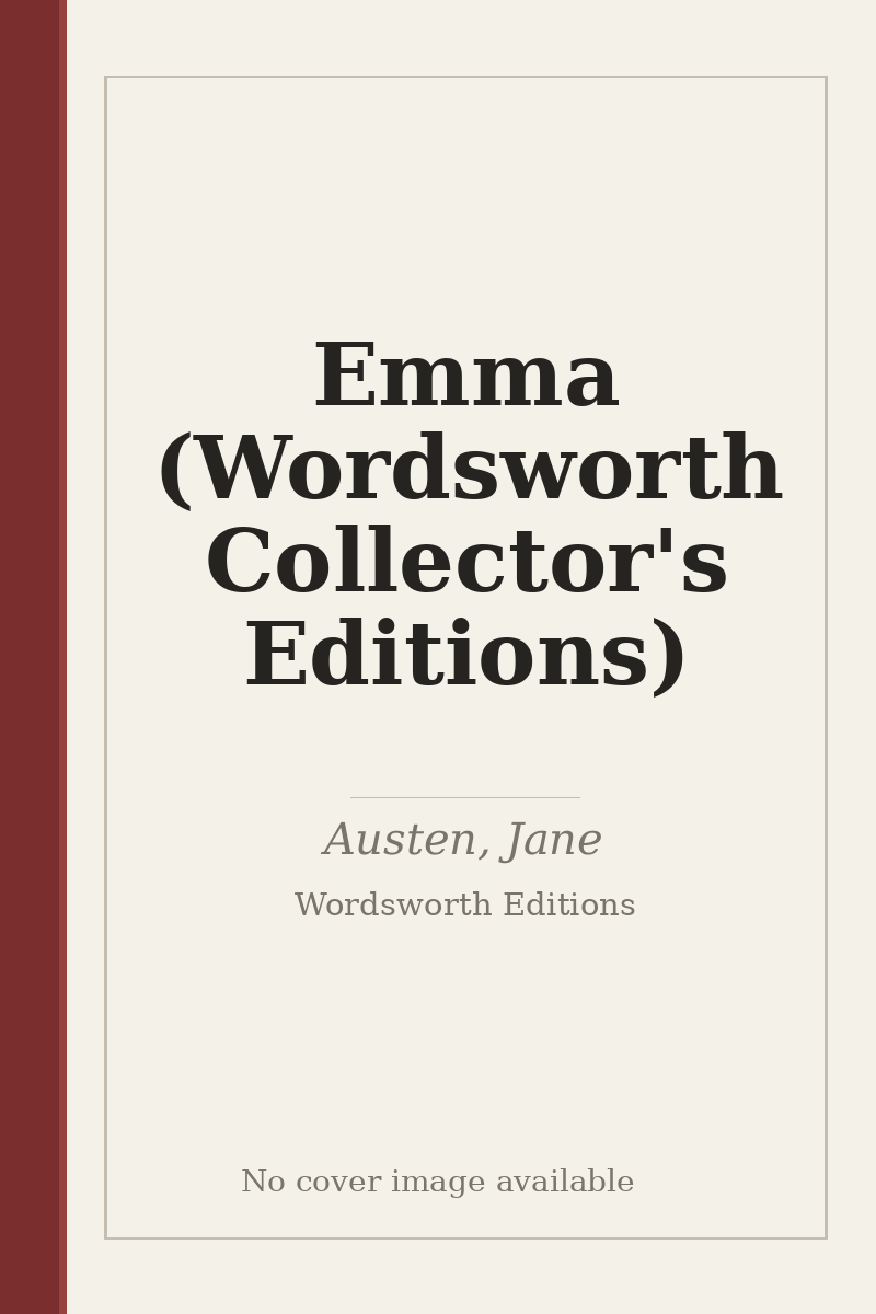 Emma (Wordsworth Collector's Editions) - no cover image available