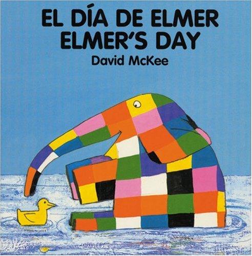 Elmer's Day (English-Spanish): Board Book