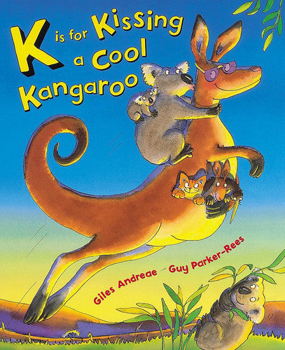 K Is For Kissing A Cool Kangaroo