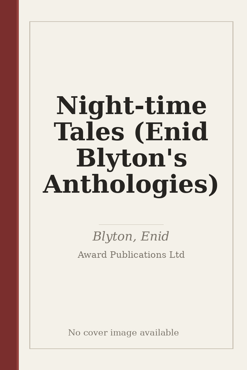 Night-time Tales (Enid Blyton's Anthologies) - no cover image available
