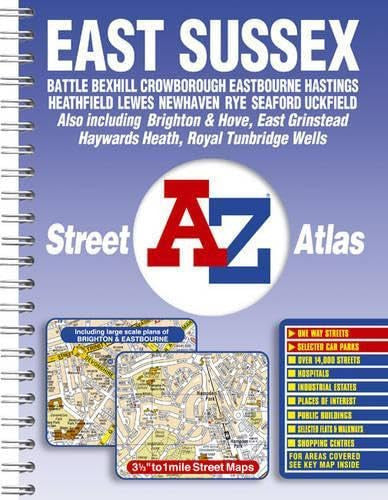 A-Z East Sussex Street Atlas (Street Maps & Atlases S.)