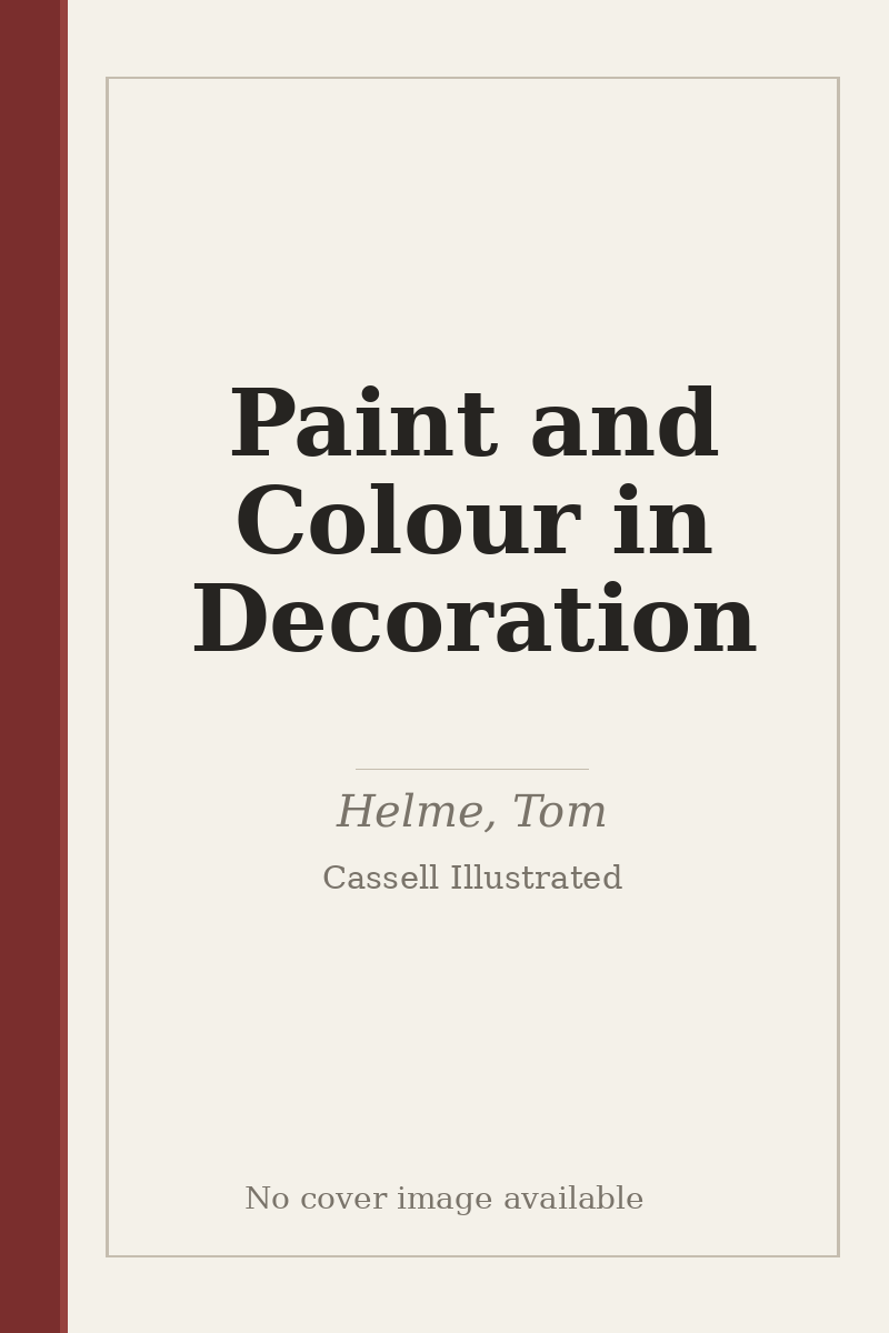 Paint and Colour in Decoration - no cover image available