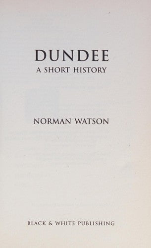 Dundee: A Short History